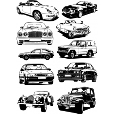 Vintage ve Modern Araba Paketi