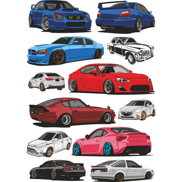 Ultimate Car Vector Clipart Bundle - SVG & PNG Collection Ultimate Car Vector Clipart Bundle - SVG & PNG Collection