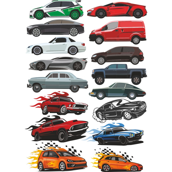 Auto Vektorové Kliparty Bundle - Vysoce Kvalitní SVG A PNG Ilustrace Auto Vektorové Kliparty Bundle - Vysoce Kvalitní SVG A PNG Ilustrace