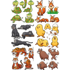 Animali Set - Divertente E Giocoso
