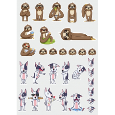Sloth Clipart PNG සහ SVG - හුරුබුහුටි Sloth නිදර්ශන, ක්ෂණික බාගත කිරීම