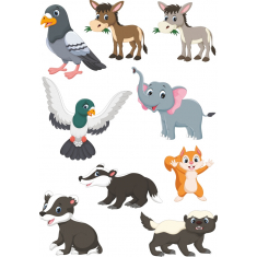 Animali Clipart Set - Bundle