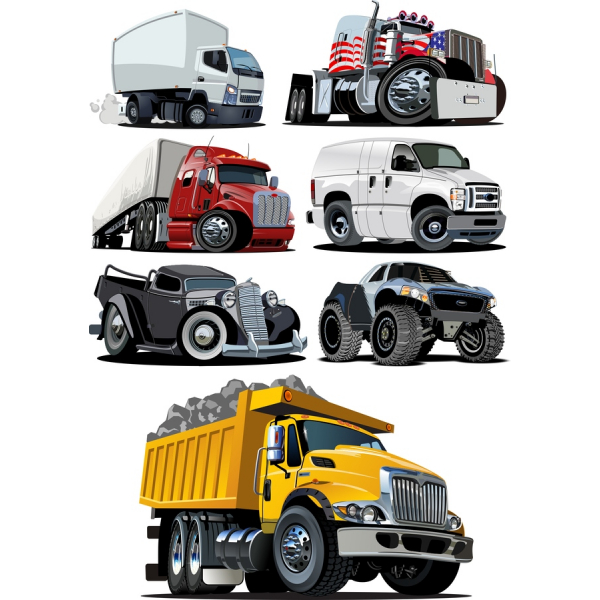 カラフルなベクタ車コレクションSVG、PNG カラフルなベクタ車コレクションSVG、PNG