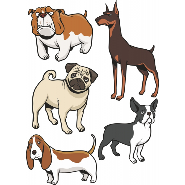 دوستداران سگ Vector Clipart بسته نرم افزاری - 5 شیک سگ تصاویر دوستداران سگ Vector Clipart بسته نرم افزاری - 5 شیک سگ تصاویر