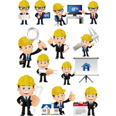 Travailleur De La Construction Set