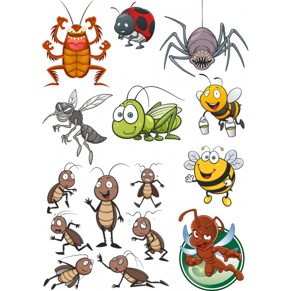 Insect Characters Vector Clipart Bundle Insect Characters Vector Clipart Bundle