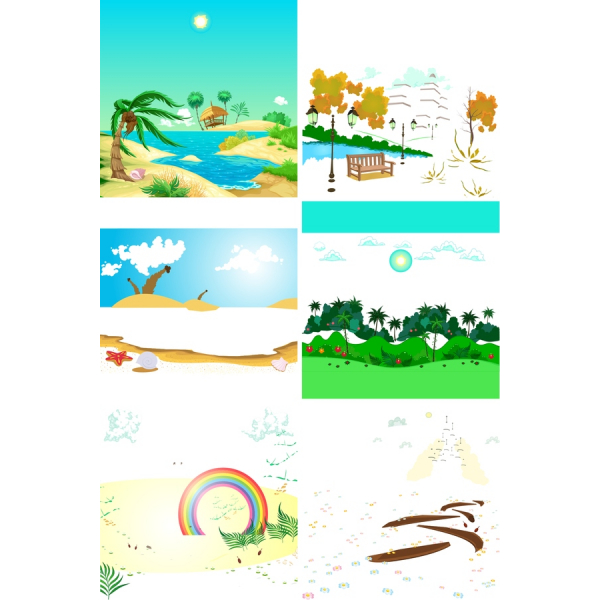 Inspirada En La Naturaleza Vectorial De Cliparts Paquete Inspirada En La Naturaleza Vectorial De Cliparts Paquete