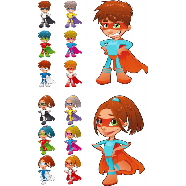 ابرقهرمان Vector Clipart بسته نرم افزاری - تصاویر پویا برای کودکان و نوجوانان ابرقهرمان Vector Clipart بسته نرم افزاری - تصاویر پویا برای کودکان و نوجوانان