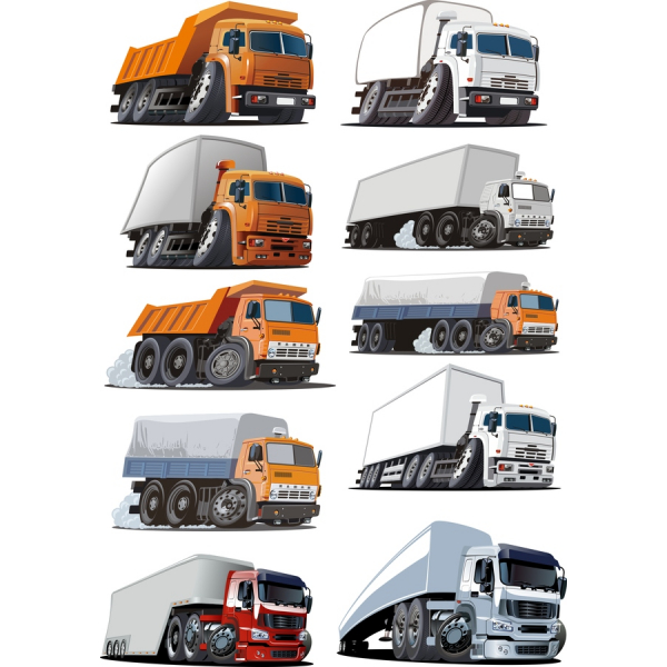 Vector Truck Clipart Bundle | High-Quality SVG & PNG Files Vector Truck Clipart Bundle | High-Quality SVG & PNG Files