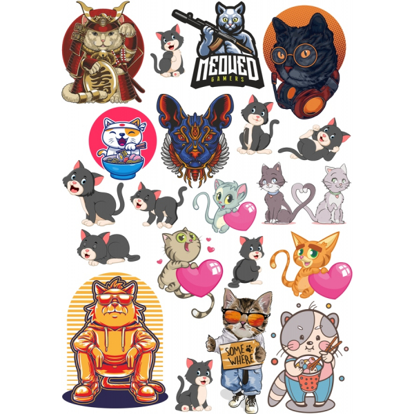 Cat Lovers Vector Clipart Bundle - Adorable Illustrations for Creative Projects Cat Lovers Vector Clipart Bundle - Adorable Illustrations for Creative Projects