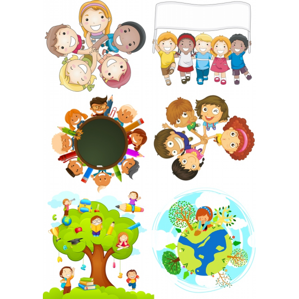 Diverse Kindheit Vektor-Illustrationen-Bundle Diverse Kindheit Vektor-Illustrationen-Bundle