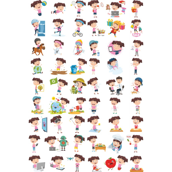 Charming Vector Illustrations Bundle for Creative Projects Charming Vector Illustrations Bundle for Creative Projects