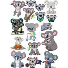 Koala Clipart-น่ารัก Koala PNG&SVG|ช่วงเวลาแวบเดียวดิจิตอลดาวน์โหลด