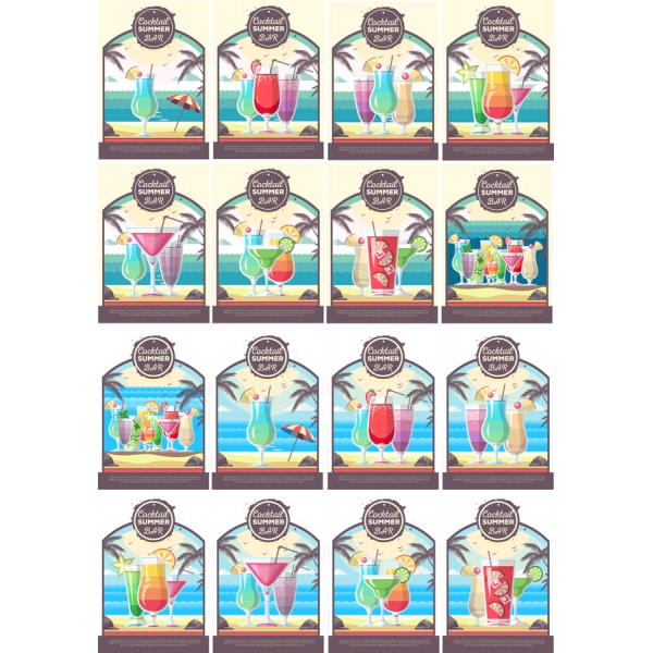 Cocktail Bar Estivo Vettoriale Bundle - Rinfrescante Illustrazioni per i Tuoi Progetti Creativi Cocktail Bar Estivo Vettoriale Bundle - Rinfrescante Illustrazioni per i Tuoi Progetti Creativi