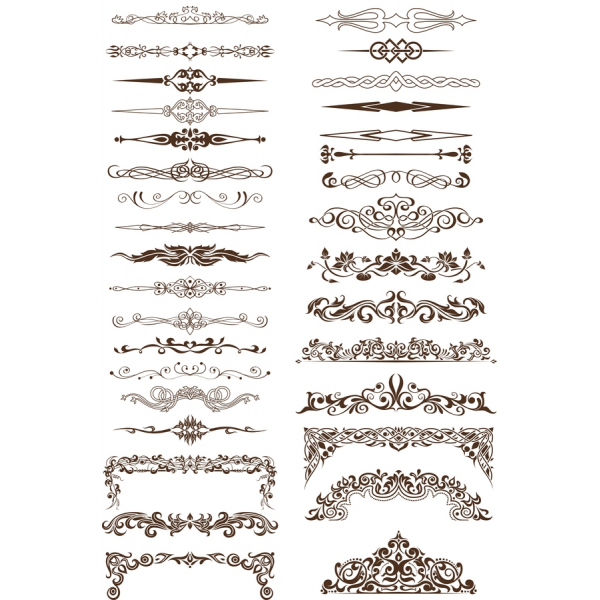විසිතුරු දෛශික Clipart මිටියක් - අලංකාර දේශ සීමා හා වර්ධනය වේ විසිතුරු දෛශික Clipart මිටියක් - අලංකාර දේශ සීමා හා වර්ධනය වේ