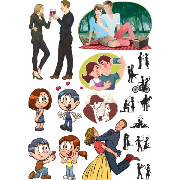 รัก&การเชื่อมต่อเว็กเตอ Clipart สวมเสื้อกันหนาวได้ รัก&การเชื่อมต่อเว็กเตอ Clipart สวมเสื้อกันหนาวได้