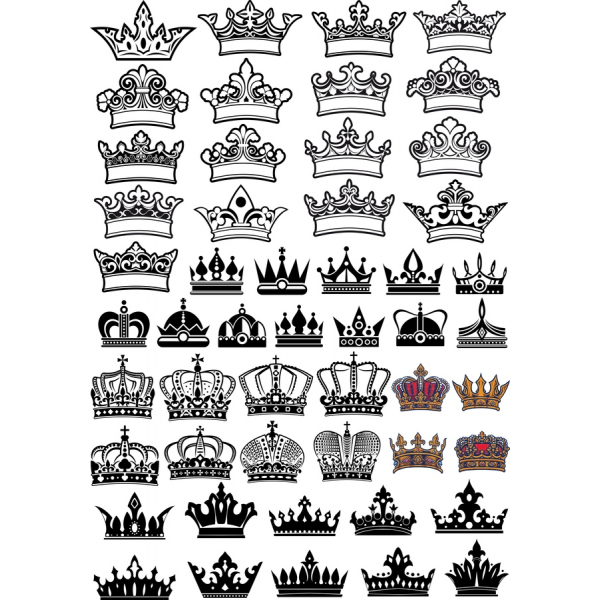 Crown Clipart Bundle - Royal Collection of Vector Illustrations Crown Clipart Bundle - Royal Collection of Vector Illustrations