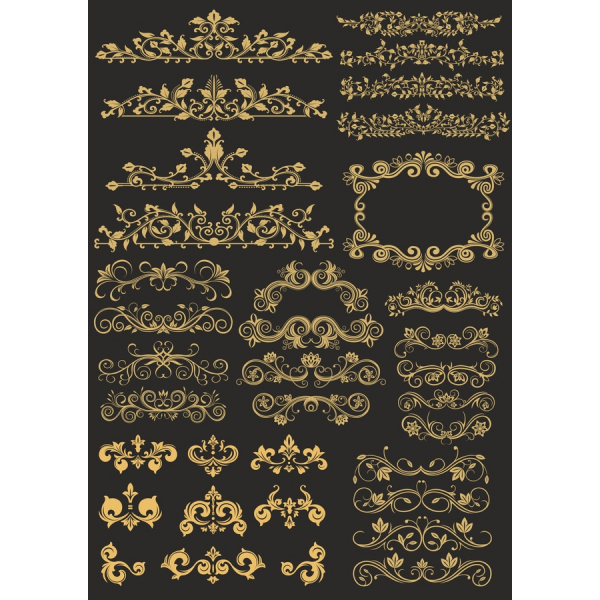 Orné Vecteur Cliparts Collection Élégante de SVG & PNG Illustrations Orné Vecteur Cliparts Collection Élégante de SVG & PNG Illustrations