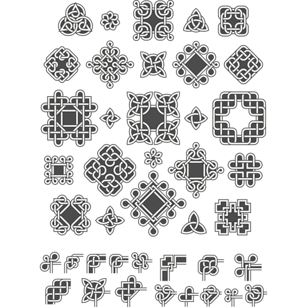 Celtic Knot Vector Clipart Set Celtic Knot Vector Clipart Set