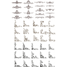 Blommig Clipart Bundle - Elegant Och Dekorativ