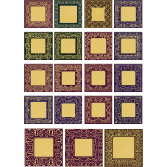 Dekorative Rahmen Set
