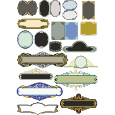 Vintage Elegans: Utsmyckade Samling
