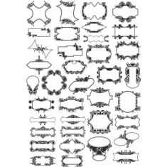 Eleganten Rahmen-Set