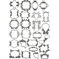 Eleganten Rahmen-Kollektion - 30 Einzigartige