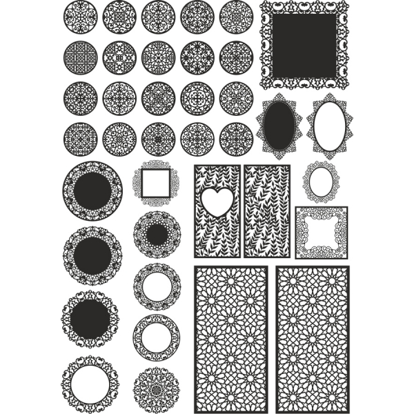 装飾ベクトルClipartバンドル-SVG&PNG形式 装飾ベクトルClipartバンドル-SVG&PNG形式