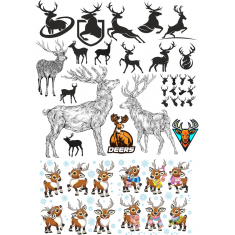Exclusive Deer Collection: Cliparts