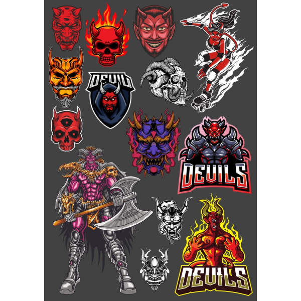 Bundel Clipart Vektor Setan Pamungkas Bundel Clipart Vektor Setan Pamungkas