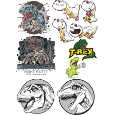 T-Rex Bundle - Whimsical Dinosaur