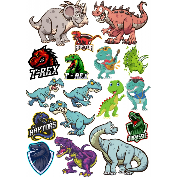 Dinosaur Vektor Clipart Bundle - SVG & PNG Illustrationer Dinosaur Vektor Clipart Bundle - SVG & PNG Illustrationer