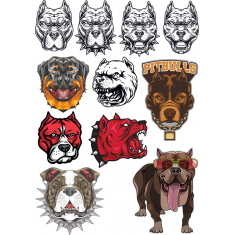 Pop Art Pitbulls Bundle