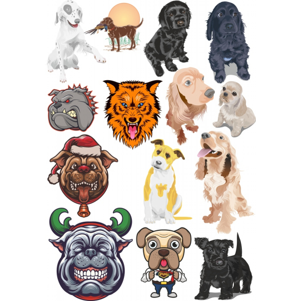 دوستداران سگ Vector Clipart بسته نرم افزاری - با کیفیت بالا SVG و PNG دوستداران سگ Vector Clipart بسته نرم افزاری - با کیفیت بالا SVG و PNG