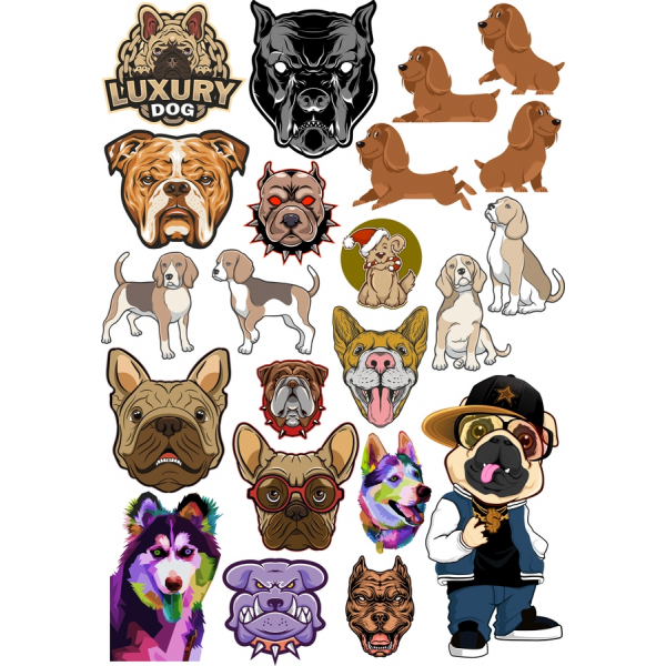 Premium Cane Vettoriale Clipart Bundle Premium Cane Vettoriale Clipart Bundle