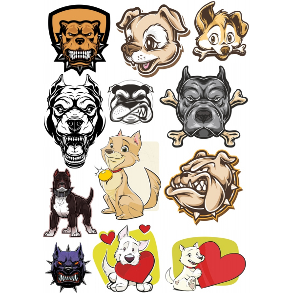 Pes-Tematické Vektorové Ilustrace Bundle - SVG A PNG ke Stažení Pes-Tematické Vektorové Ilustrace Bundle - SVG A PNG ke Stažení