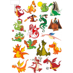 Kolleksiya Qəribə dragons: Qablaşdırma