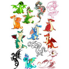 Kolleksiya Fantastik Dragons