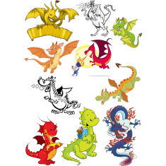 Set Fantaziyalar Dragons haqqında