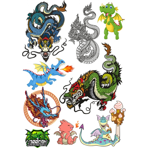 Dragon Des Illustrations Vectorielles Bundle Dragon Des Illustrations Vectorielles Bundle