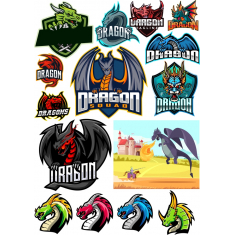 Dragon Collection - Clipart Bundle