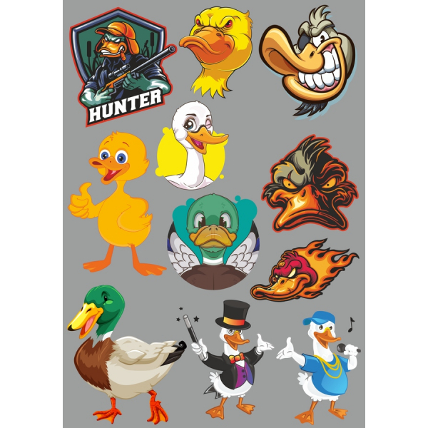 Duck Dynasty Vector Illustration Bundle Duck Dynasty Vector Illustration Bundle