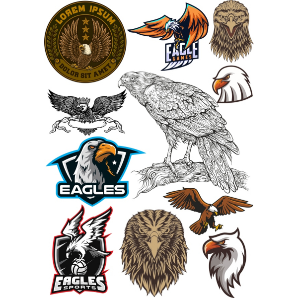 Eagle Vector Clipart بسته نرم افزاری - شکوه عقاب تصاویر Eagle Vector Clipart بسته نرم افزاری - شکوه عقاب تصاویر