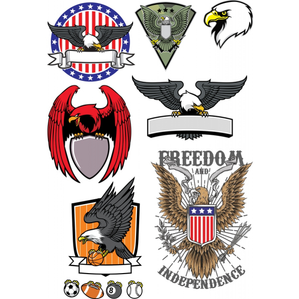 Aquila Emblema Vettoriale Clipart Collezione Aquila Emblema Vettoriale Clipart Collezione