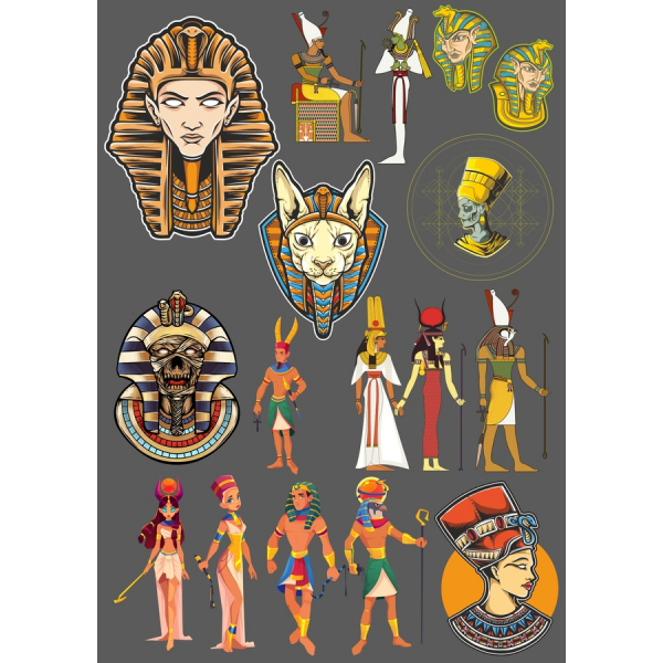 El Antiguo Egipto Vector De Imágenes Prediseñadas Conjunto El Antiguo Egipto Vector De Imágenes Prediseñadas Conjunto