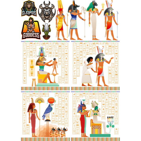 De L'Égypte Ancienne Des Illustrations Vectorielles Bundle De L'Égypte Ancienne Des Illustrations Vectorielles Bundle