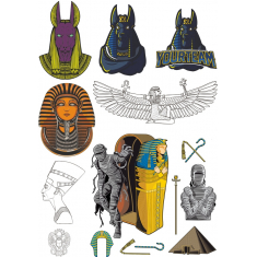 Egyptian Mythology Clipart Bundle