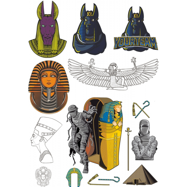 Egypsku Goðafræði Clipart Búnt - Vektor Myndir Egypsku Goðafræði Clipart Búnt - Vektor Myndir