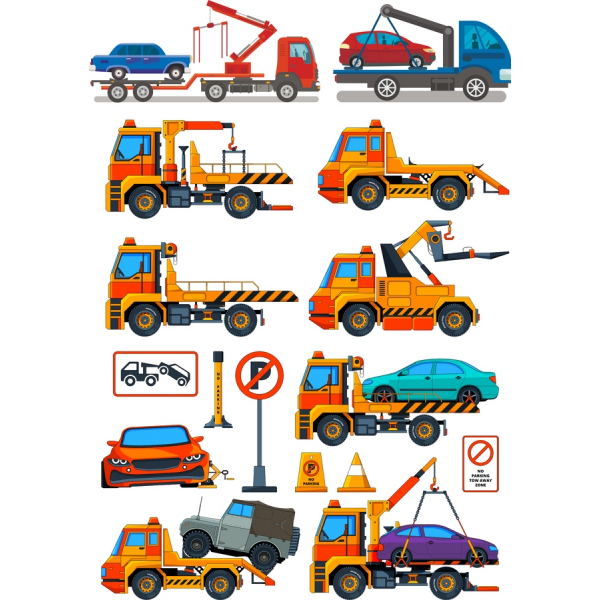 견인 트럭 그림을 벡터 번들-SVG&PNG 견인 트럭 그림을 벡터 번들-SVG&PNG
